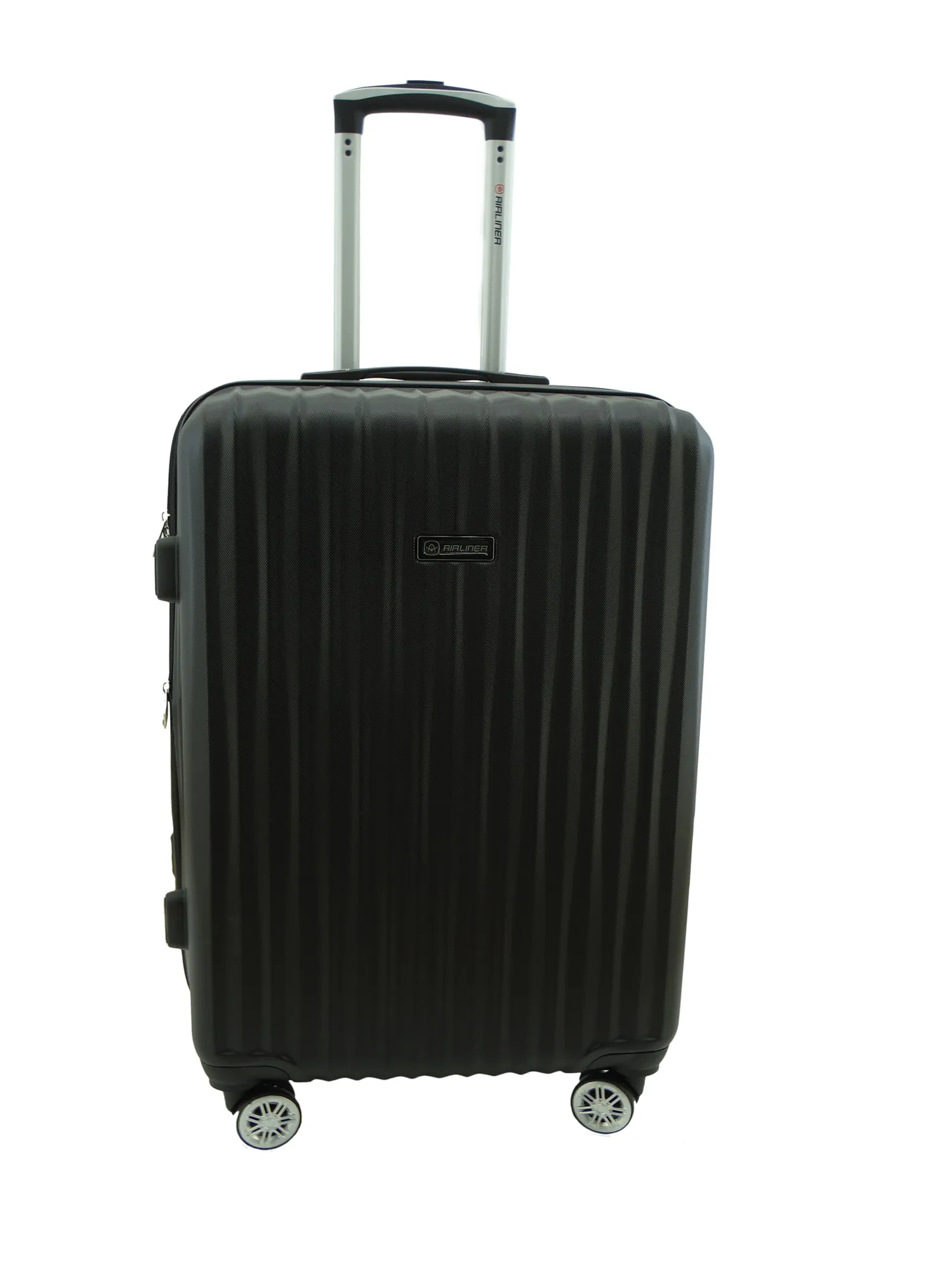 1728BK1, Airliner - Suitcase Medium 25" (Black)