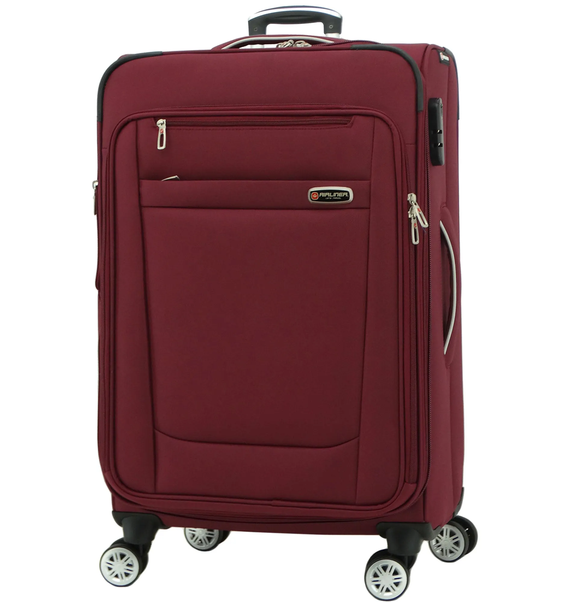 1784BG, Airliner, Large Suitcase 28" - Burgundy