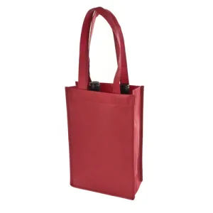 2-Bottle Non-Woven Tote - Red