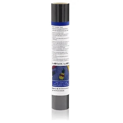 3 ft Roll Black Glitter Iron-On Vinyl