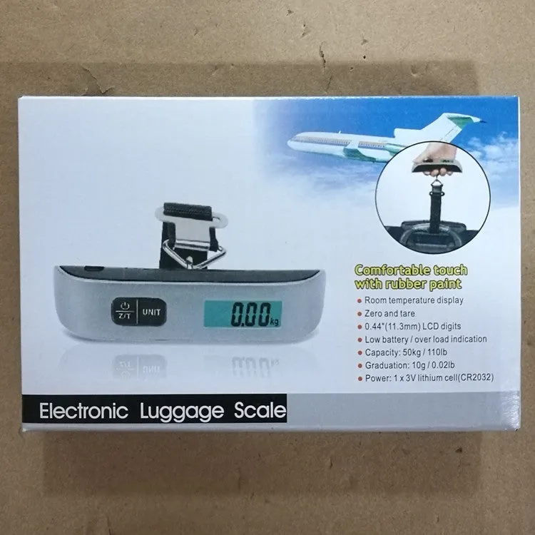 ABS Metal Electronic Digital Scale Portable LCD Weighting Balance Hanging Luggage Scale