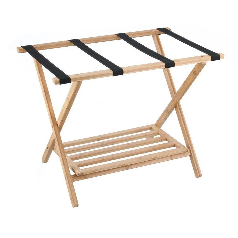 Bamboo Luggage Rack