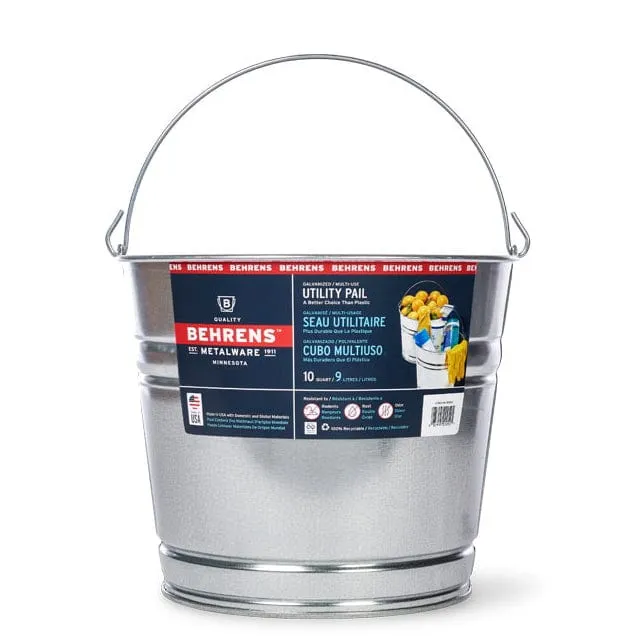 Behrens Galvanized Steel Pails