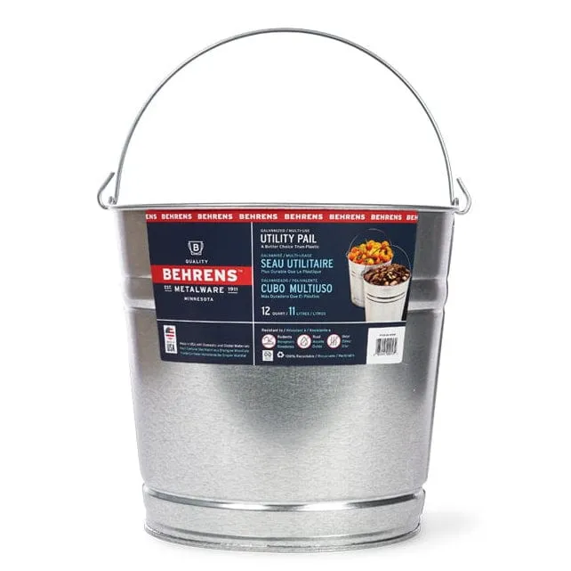 Behrens Galvanized Steel Pails