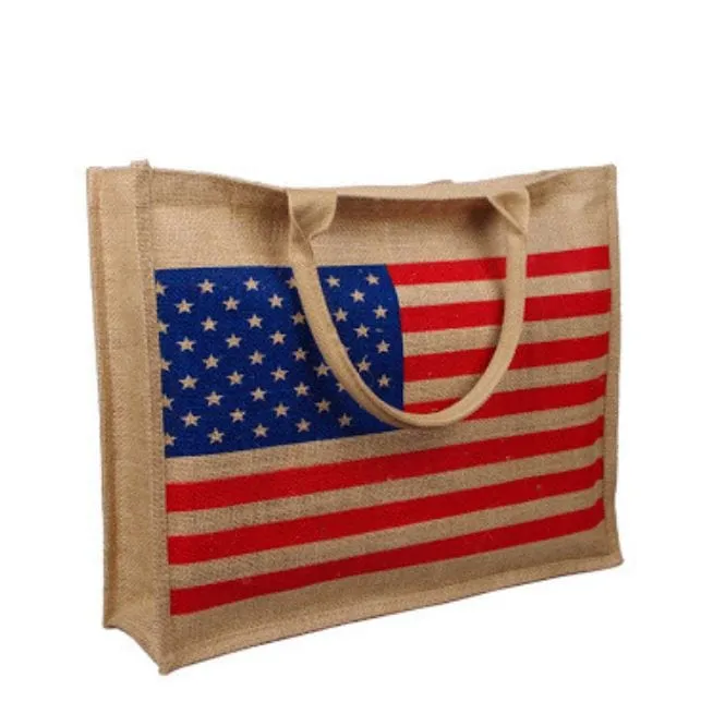 BG283X005AM American Flag Jute bag