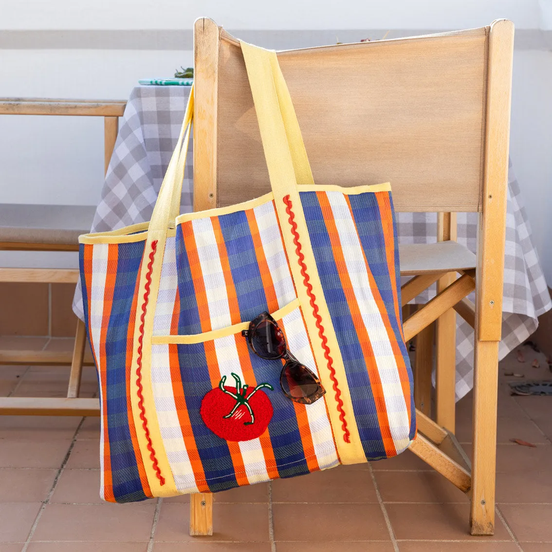 Bon Appetit Recycled Plastic Tomato Tote Bag