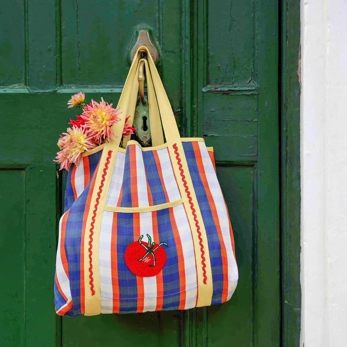 Bon Appetit Recycled Plastic Tomato Tote Bag