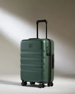 Antler Green Icon Stripe Cabin Suitcase - Stylish and Compact Travel Luggage