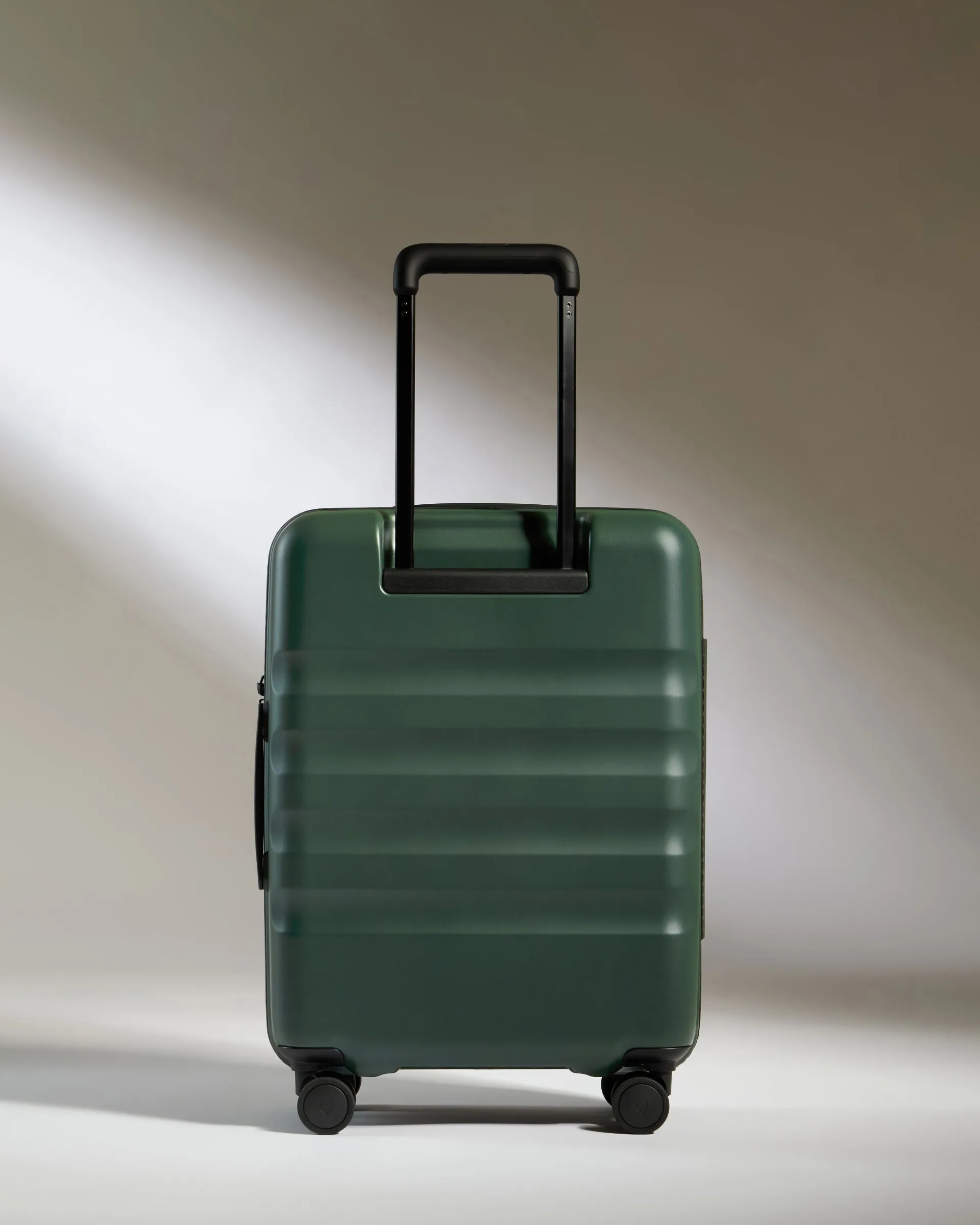 Antler Green Icon Stripe Cabin Suitcase - Stylish and Compact Travel Luggage