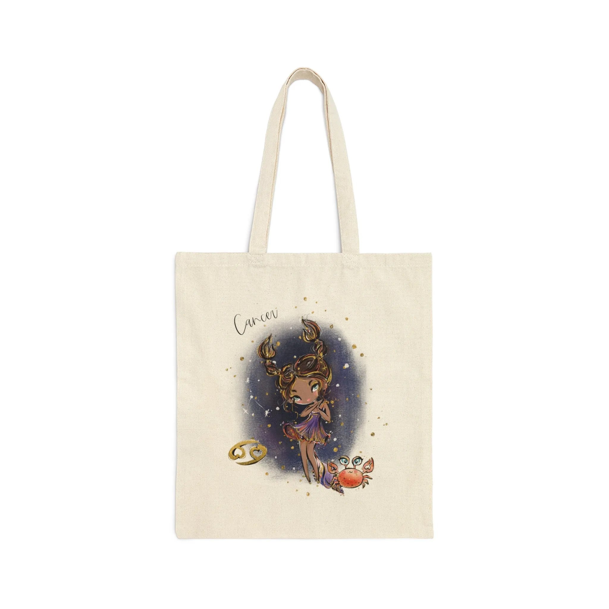 Canvas Tote Bag, Zodiac, Cancer