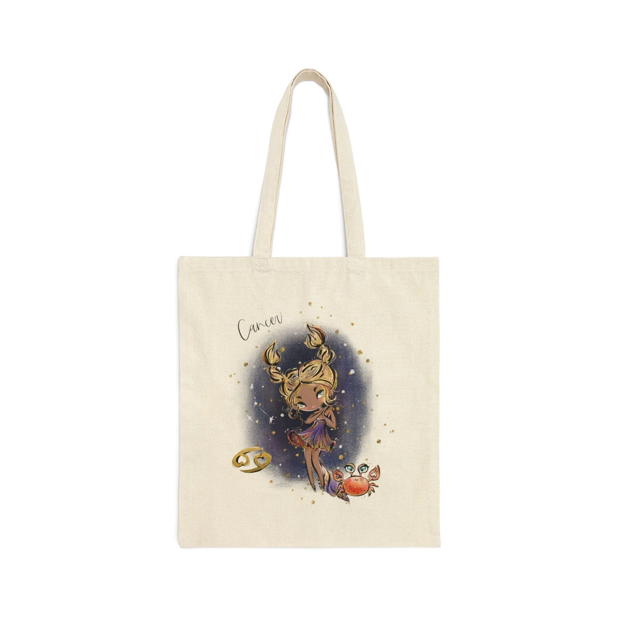 Canvas Tote Bag, Zodiac, Cancer