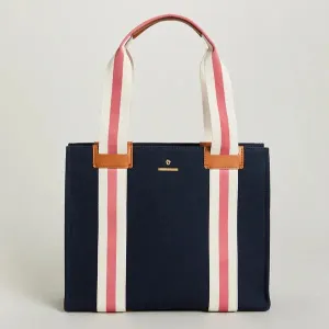 Charlie Tote Navy Stripe