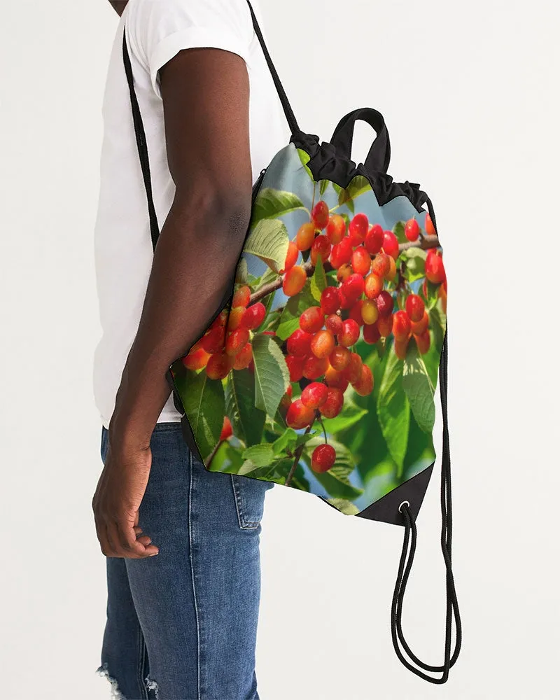 Cherry Capital Premium Canvas Drawstring Bag