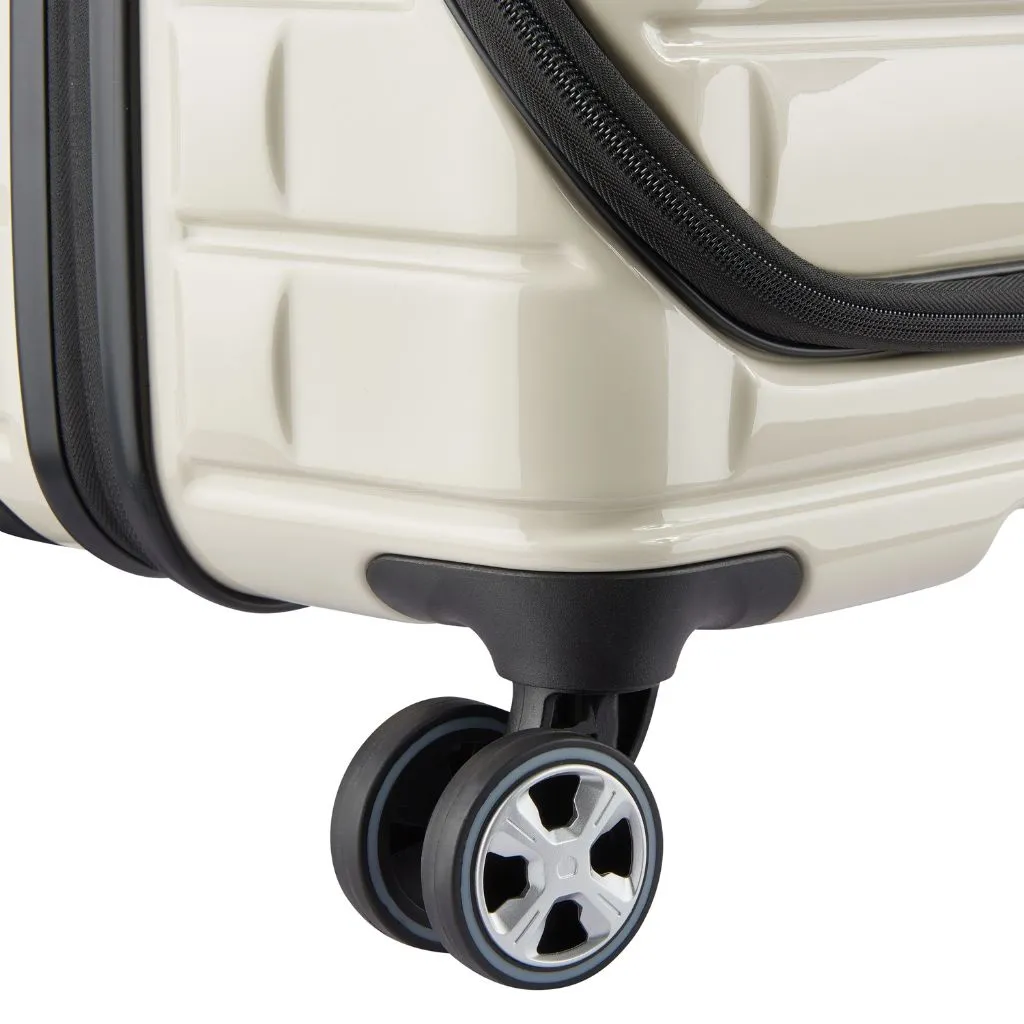 Delsey Shadow 66cm Top Loader Medium Luggage - Ivory