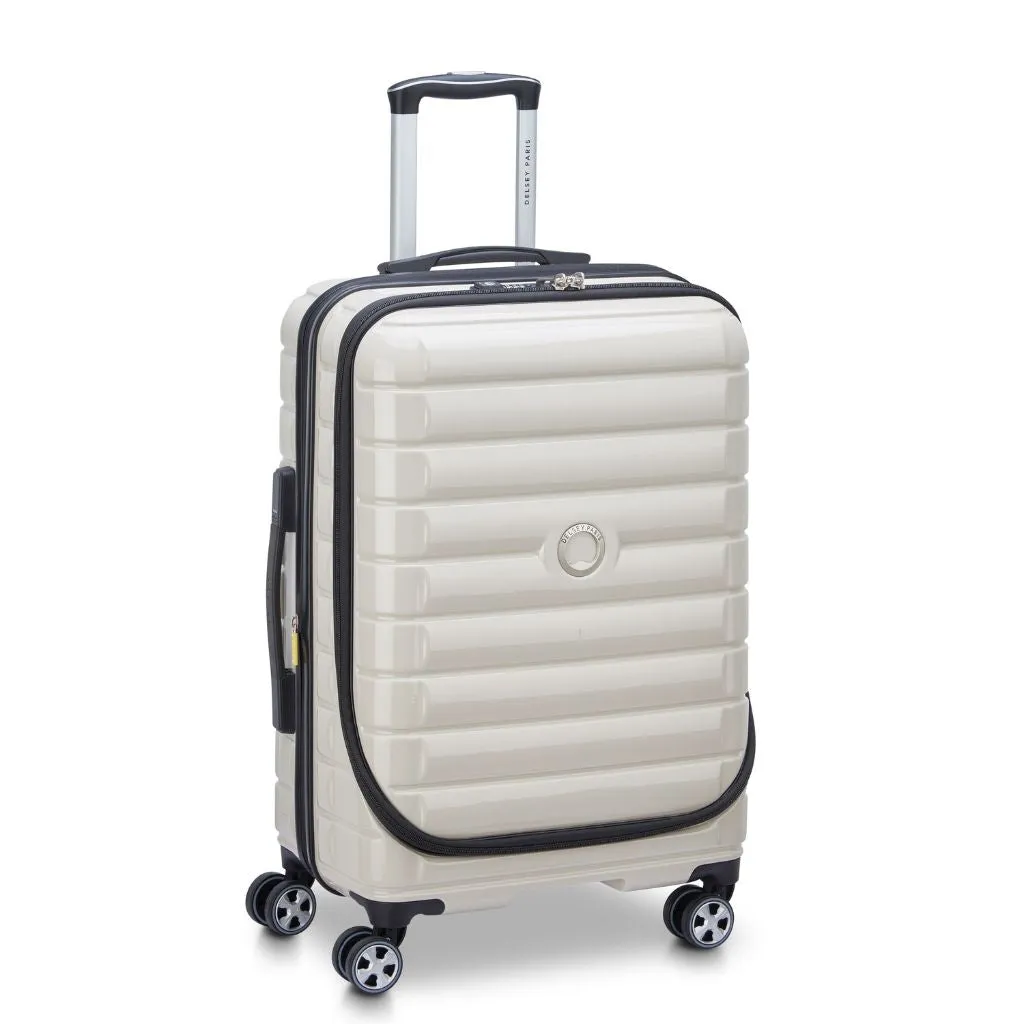 Delsey Shadow 66cm Top Loader Medium Luggage - Ivory