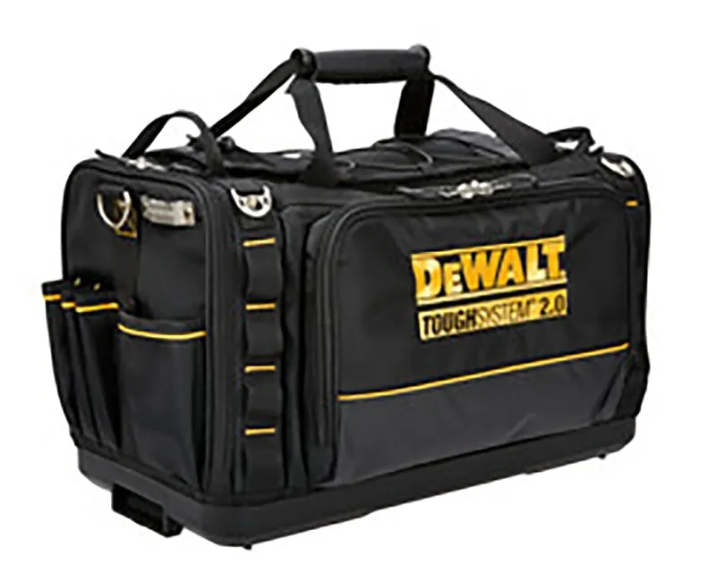 DeWALT ToughSystem 2.0 DWST08350 Jobsite Tool Bag, 15 in W, 22 in D, 13-1/8 in H, 50-Pocket, Black :EA: QUANTITY: 1