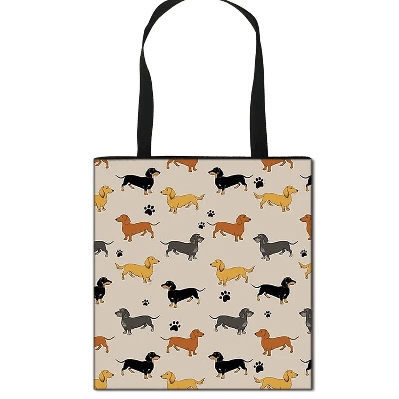 Dog Themed Shopping Totes