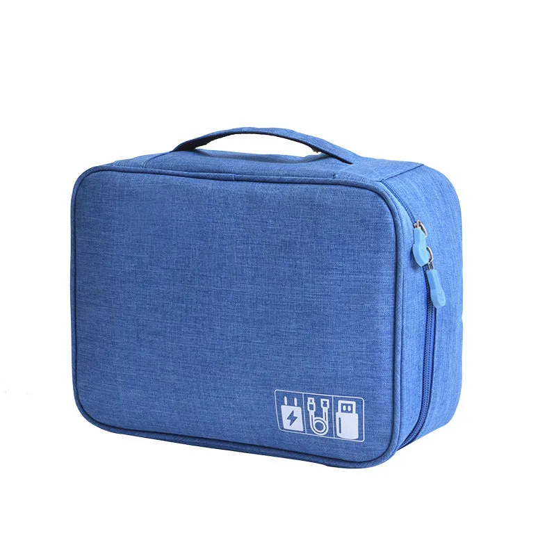 Electronic storage bag cationic polyester data cable storage bag Multi-function digital package