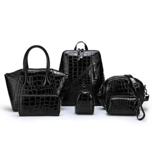 Exquisite CrocLux Composite Totes & Shoulderbags