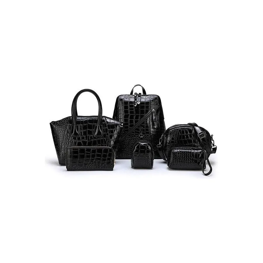 Exquisite CrocLux Composite Totes & Shoulderbags