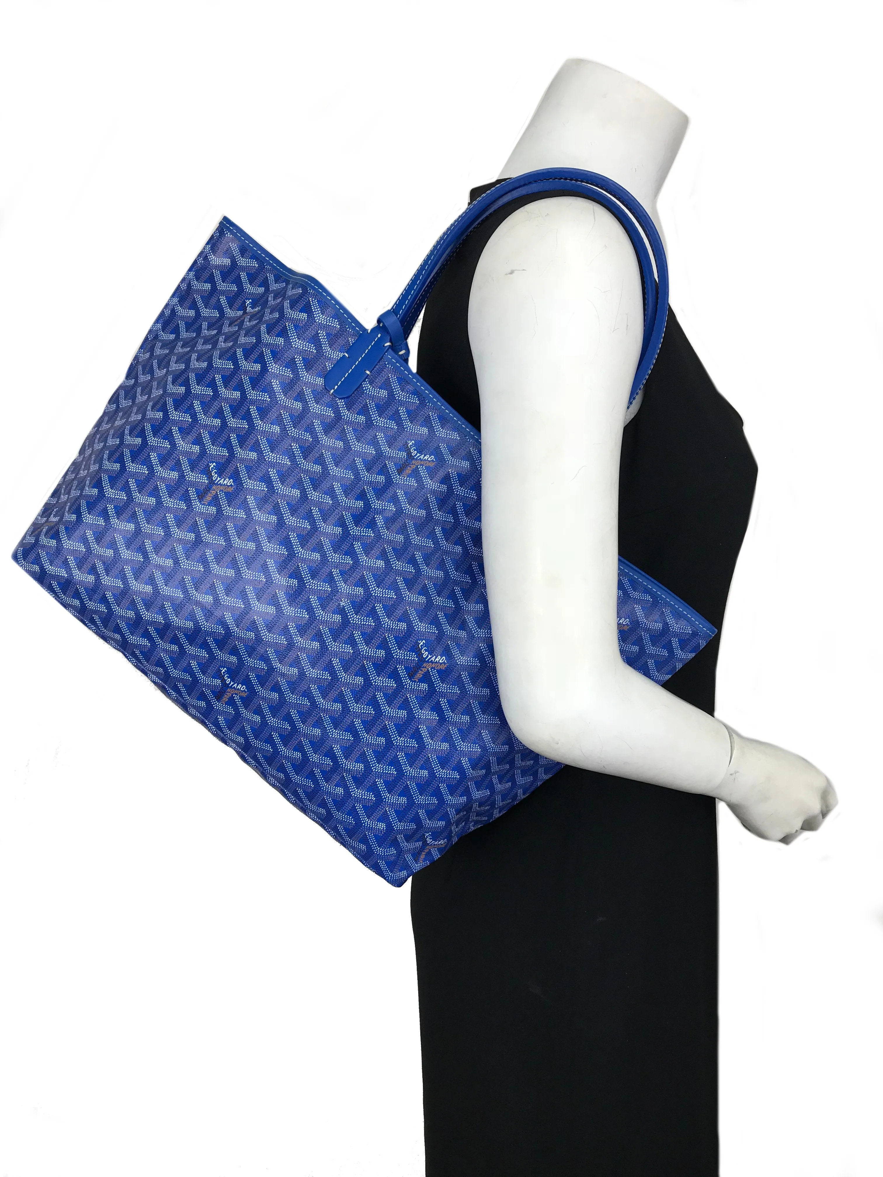 Goyard Chevron St. Louis PM Tote Bag