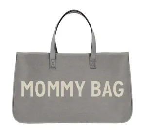 Gray Canvas Totes - Gray Text