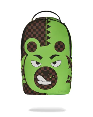 Green Bear Face Backpack