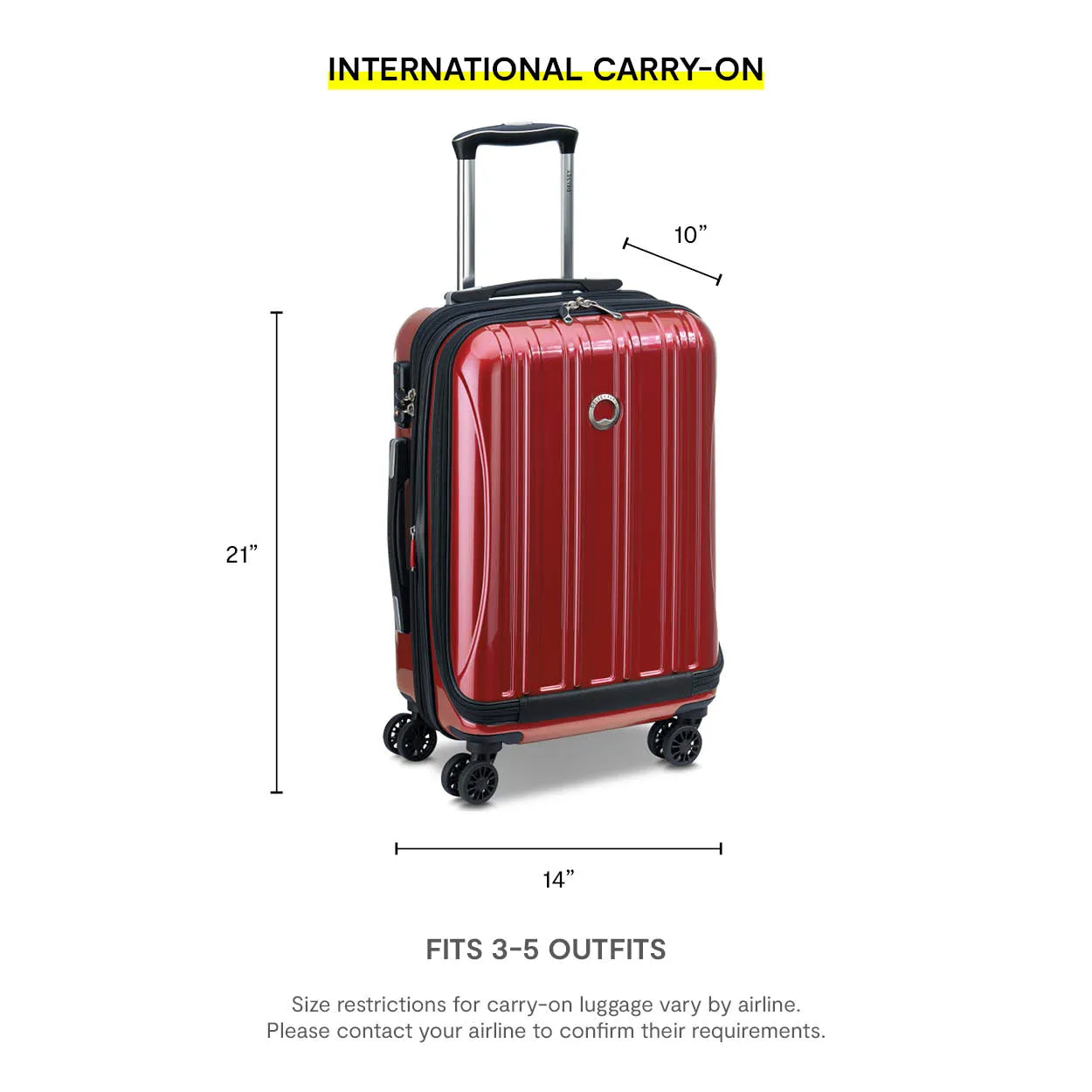 HELIUM AERO - Carry-On Expandable Spinner with Laptop Pocket