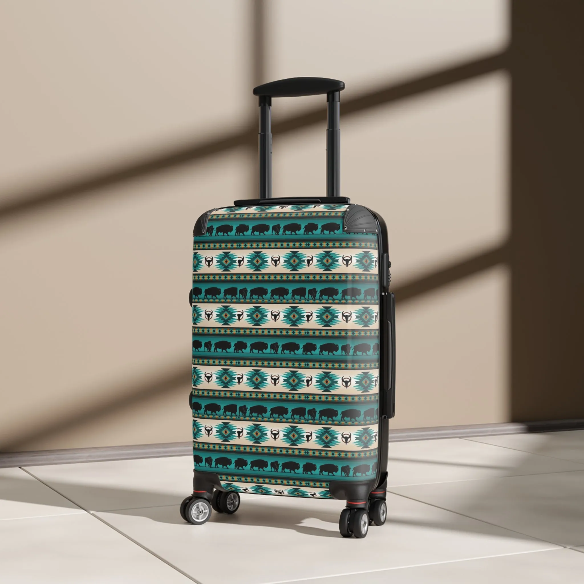 Indigenous Print Suitcase