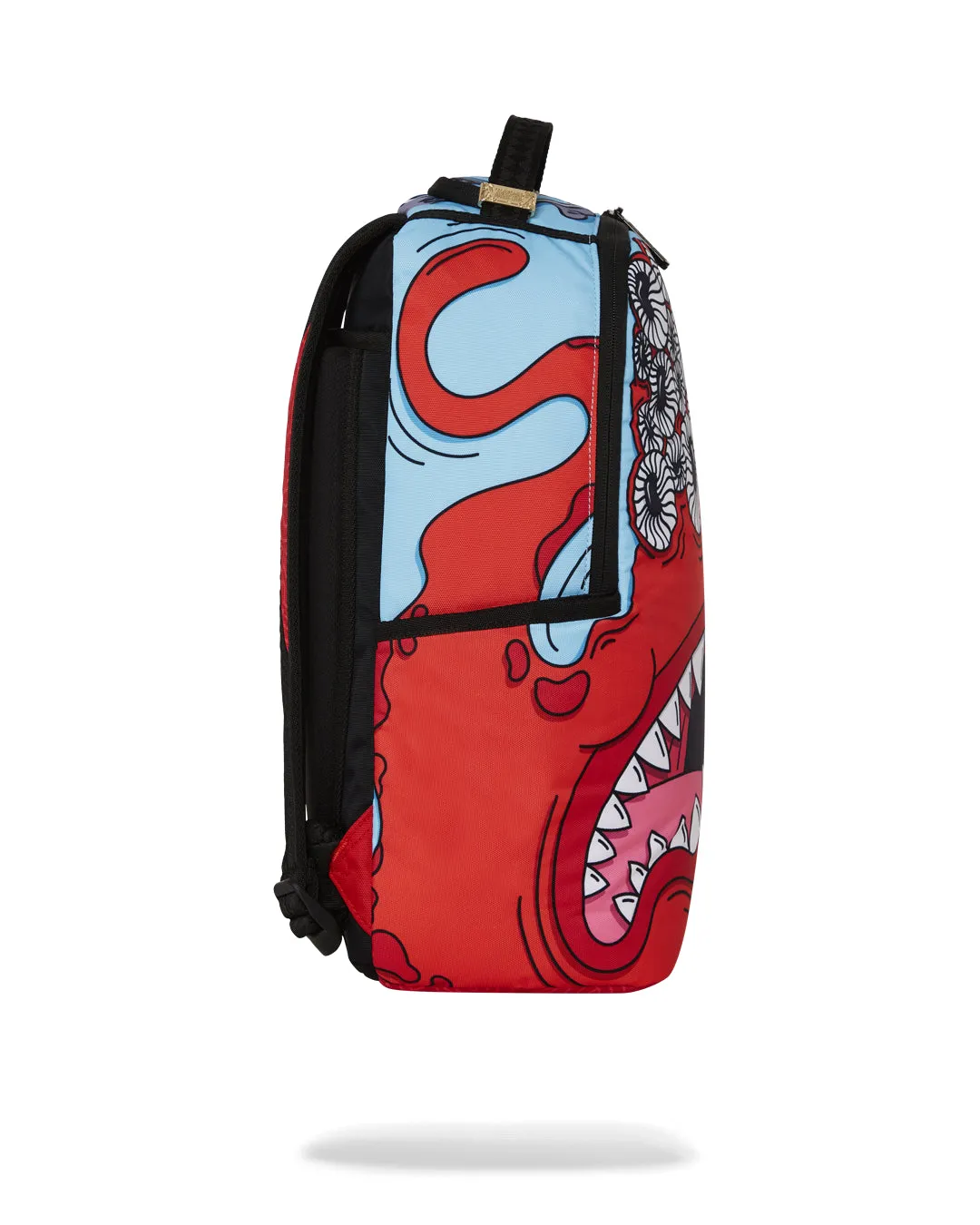 Jorge Rodriguez Many Eyed Red Monster Backpack