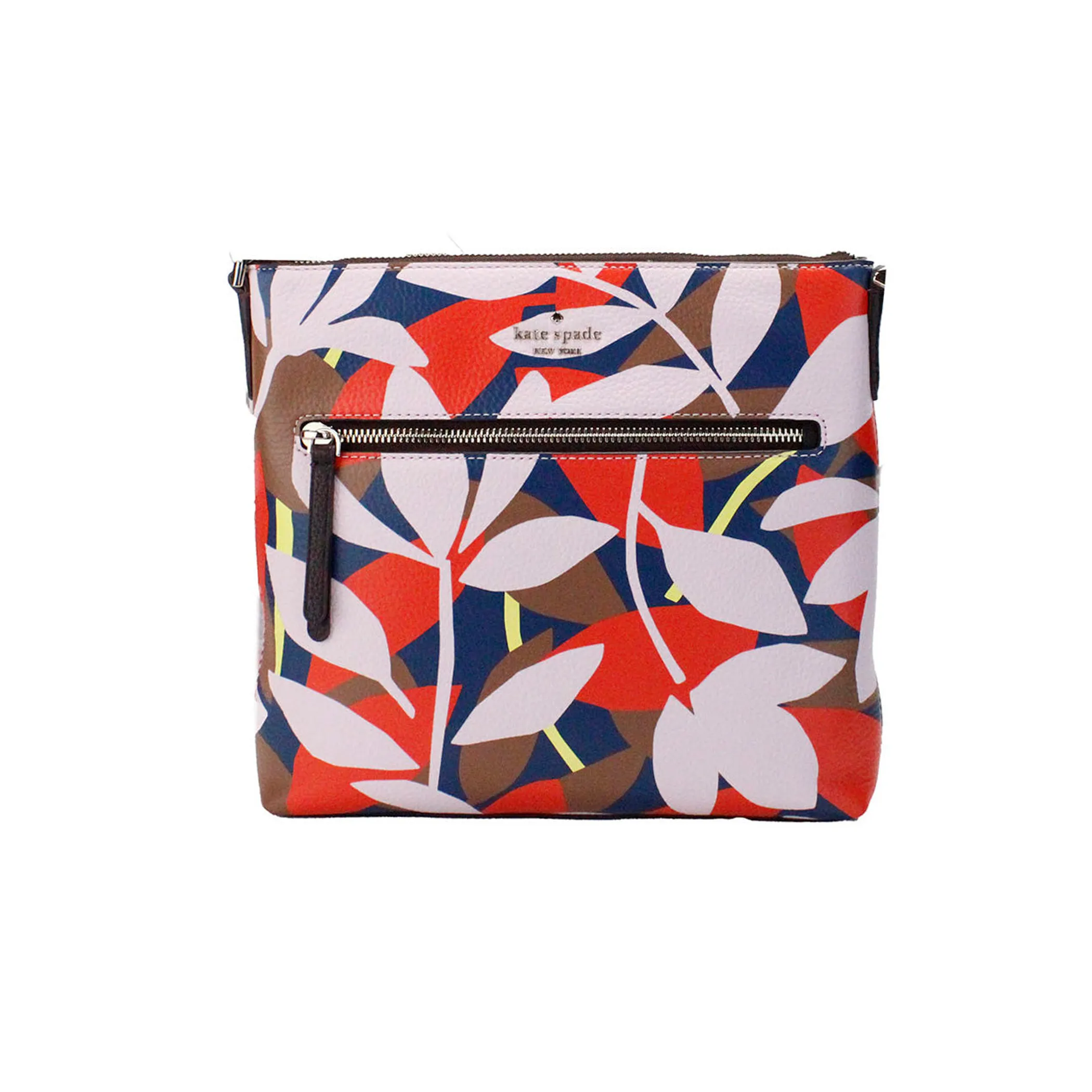 Kate Spade Jackson Street Floral Leather Top Zip Crossbody Bag