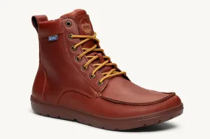 Lems Boulder Boot Leather UK Sizes- Russet Brown