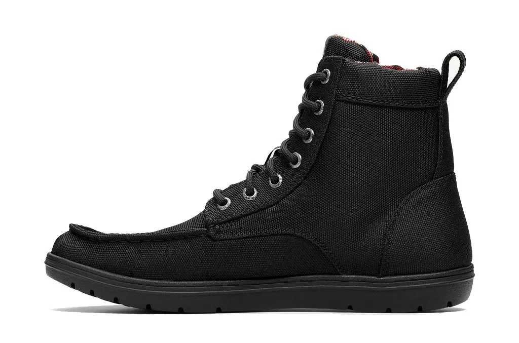 Lems Boulder Boot UK Sizes - Black VEGAN