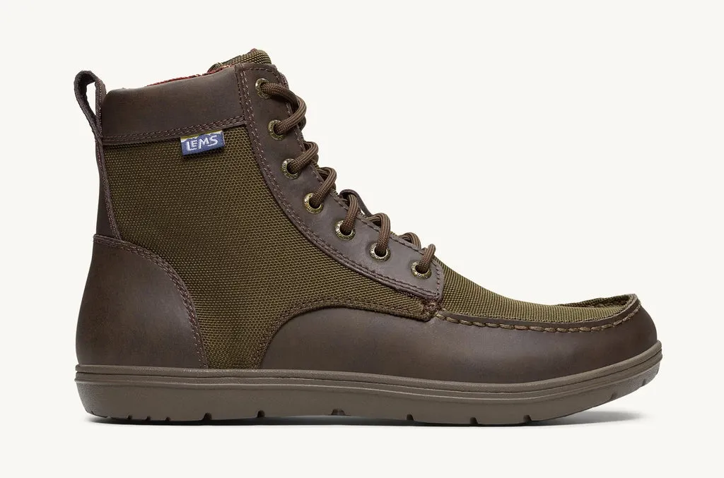 Lems Boulder Boot UK Sizes - Timber