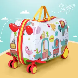 Lightweight 17" Kids Ride-On Luggage with 360° Wheels - Wanderlite