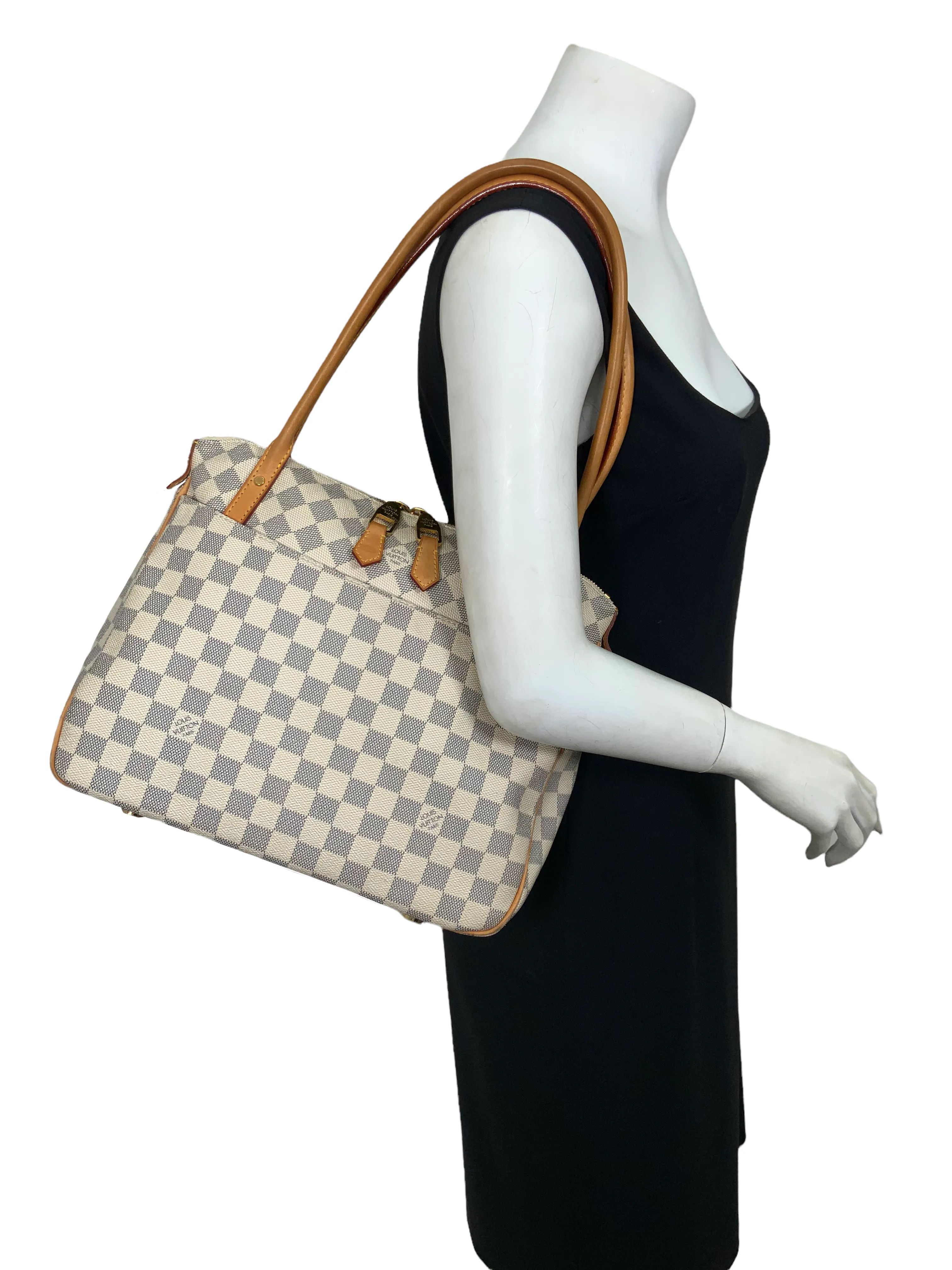 Louis Vuitton Damier Azur Figheri PM Handbag