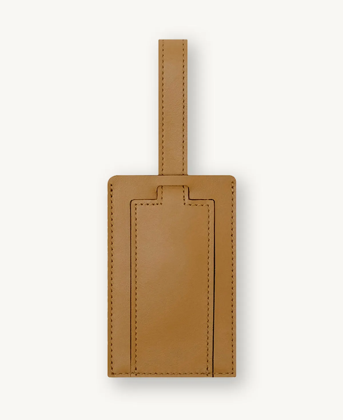 LUGGAGE TAG SMOOTH BEIGE