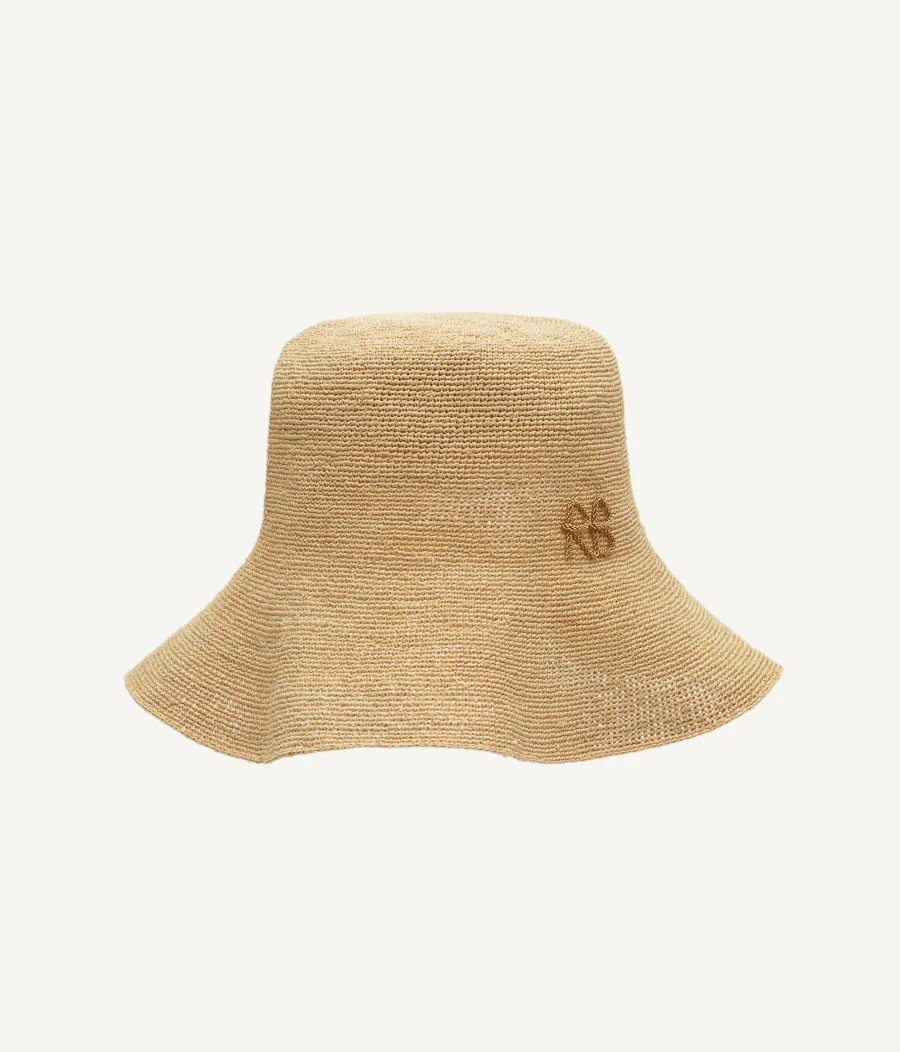 Monogram-embellished Bucket Hat