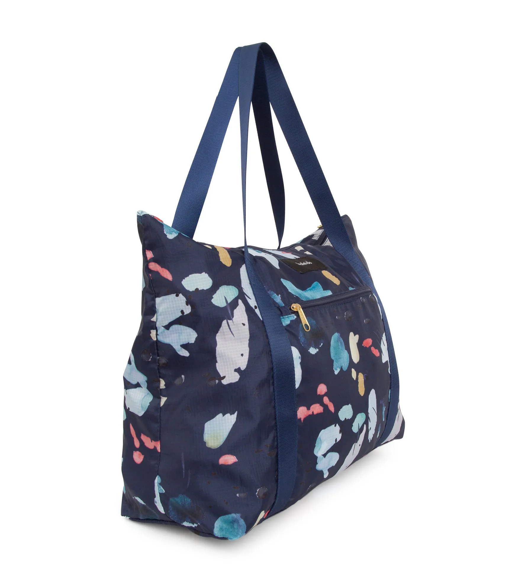 Navy Tidal Packable Tote Bag