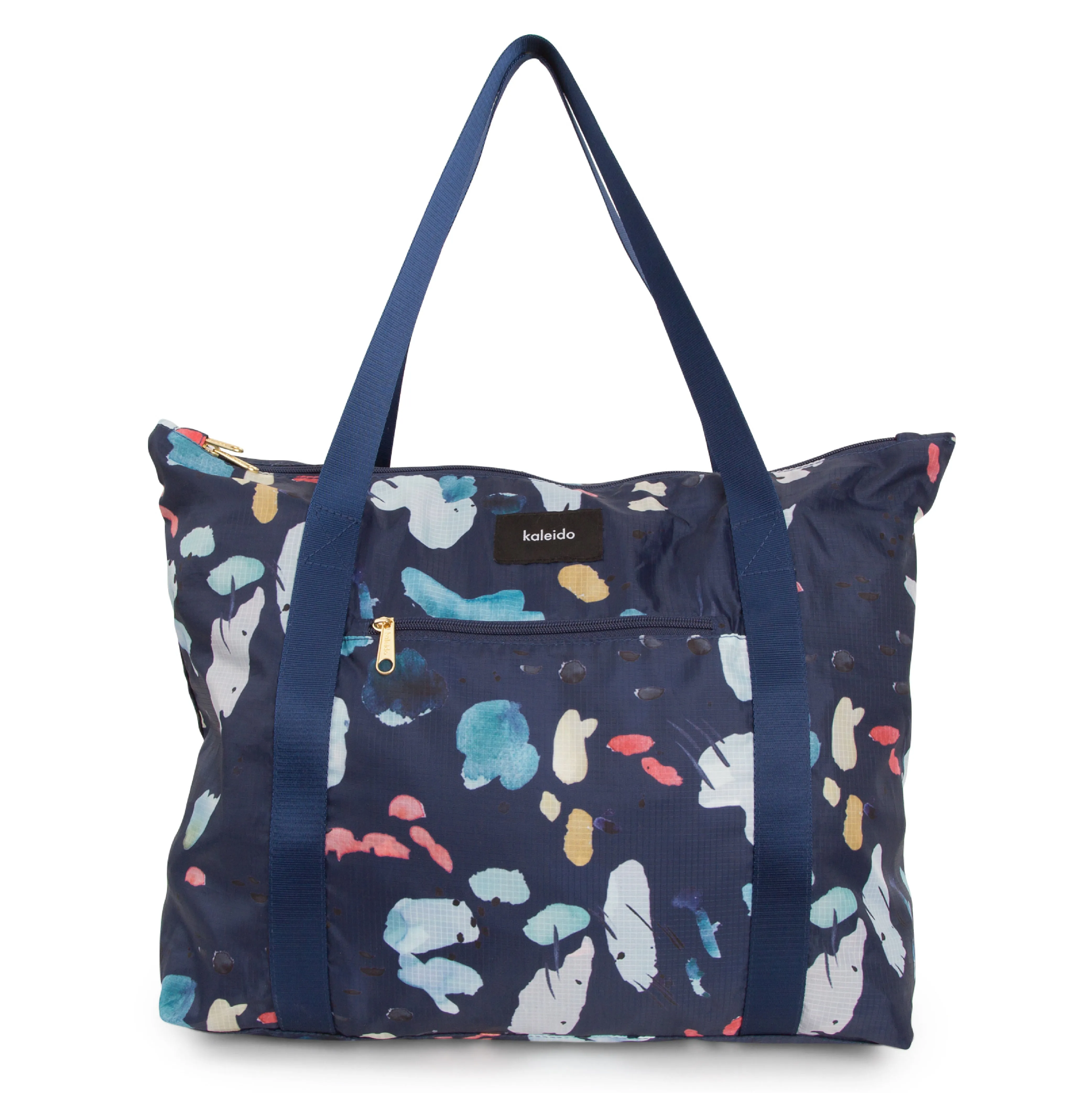 Navy Tidal Packable Tote Bag