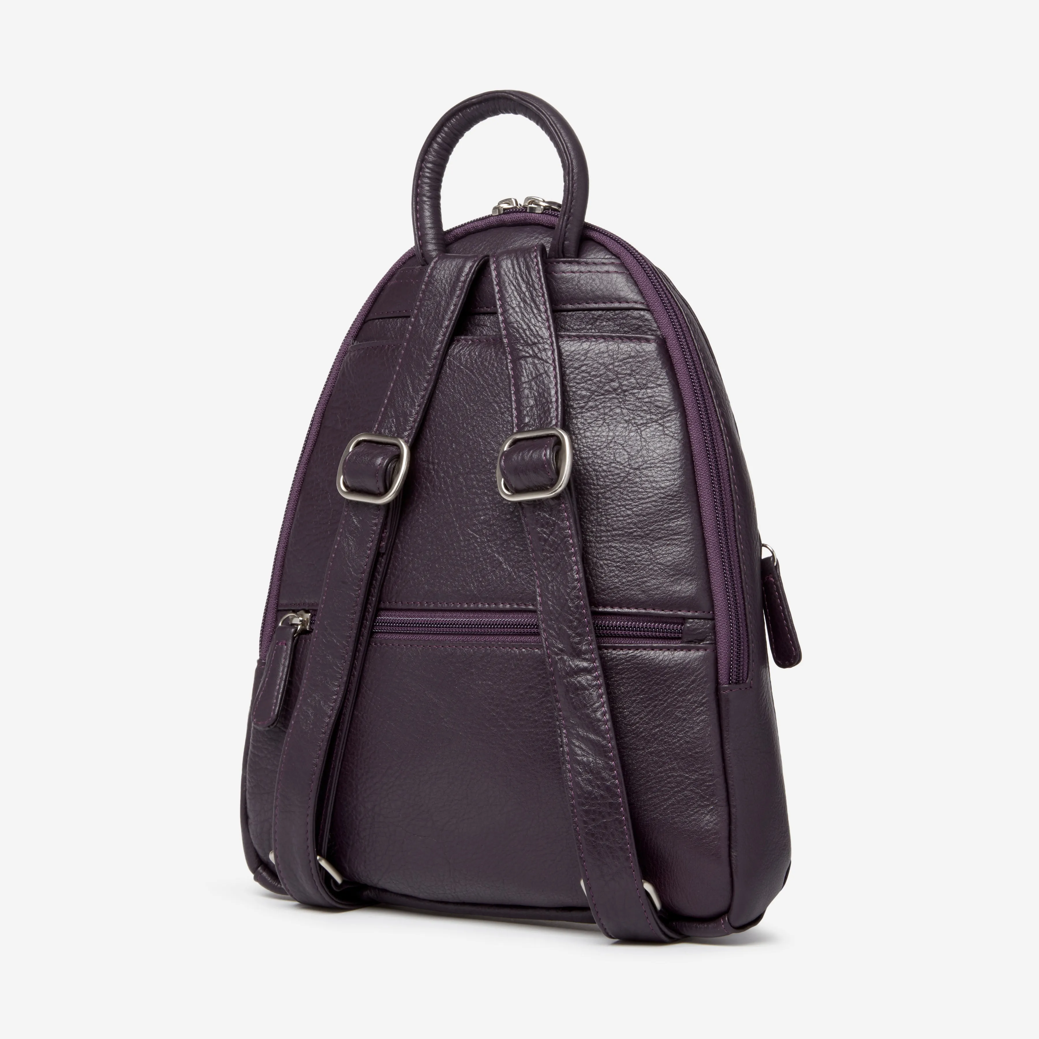 Osgoode Marley Leather Women's Teardrop Multi Zip Backpack