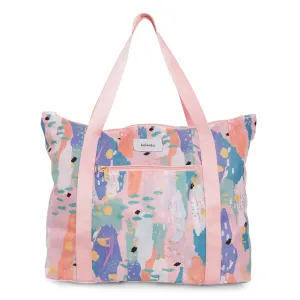 Pink Breeze Packable Tote Bag