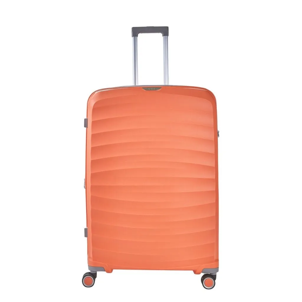 Rock Sunwave 79cm Large Expander Hardsided Luggage - Peach