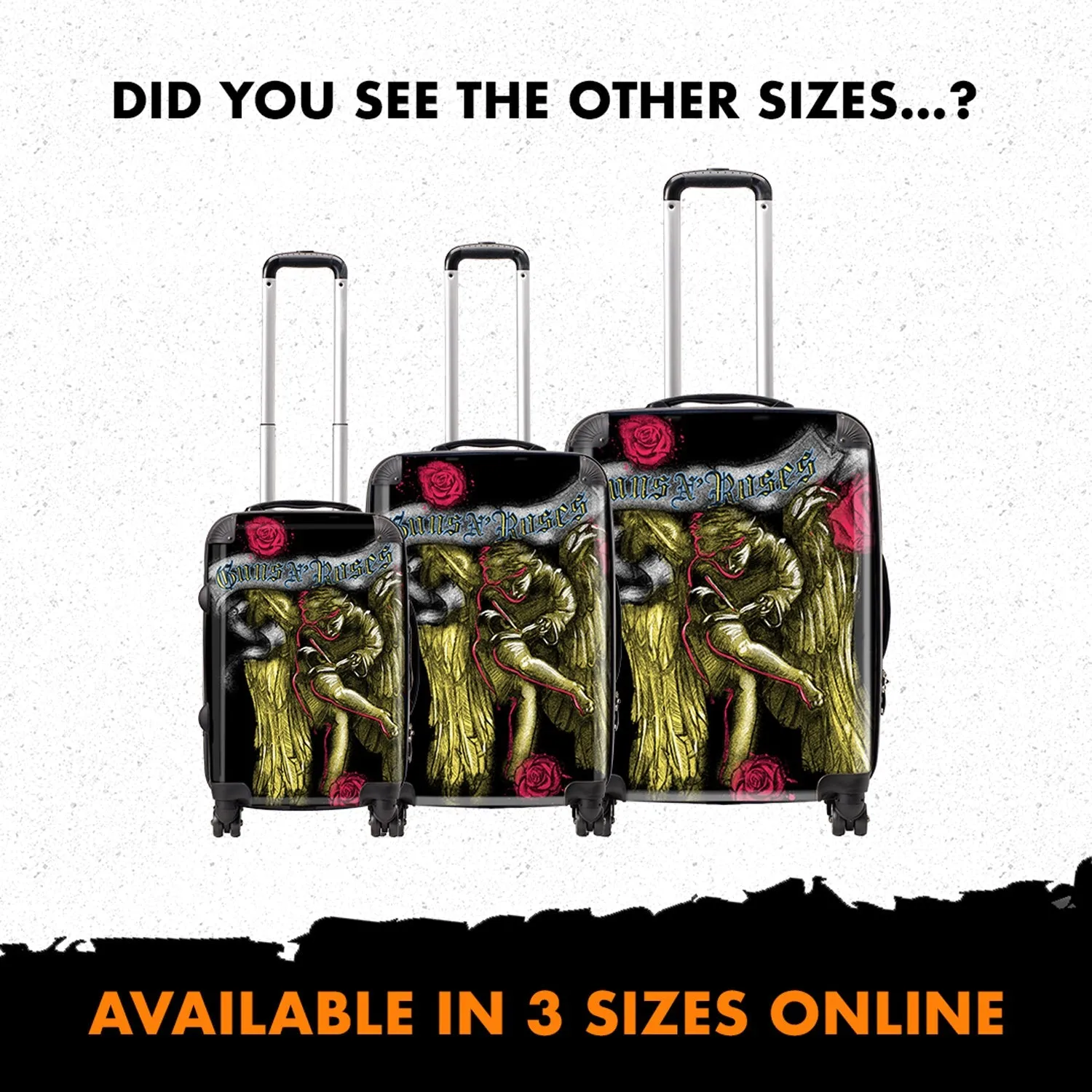 Rocksax Guns N' Roses Travel Backpack - Illusion Luggage