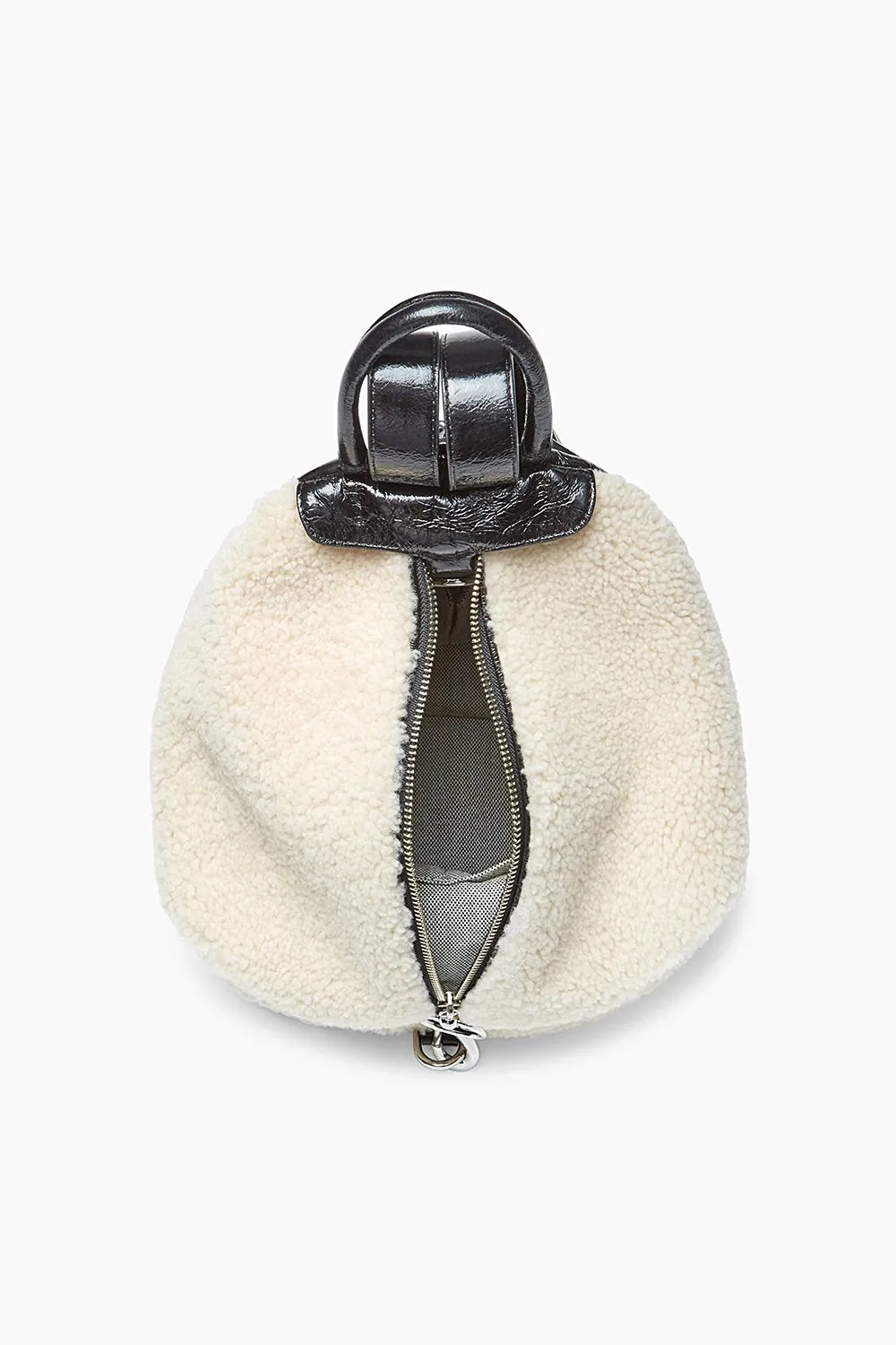 Shearling Julian Side Zip Backpack