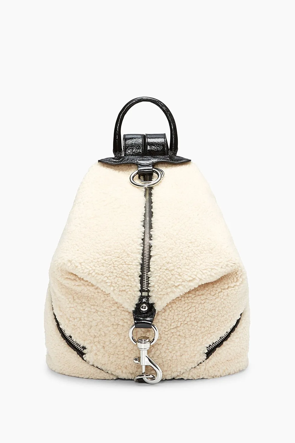 Shearling Julian Side Zip Backpack