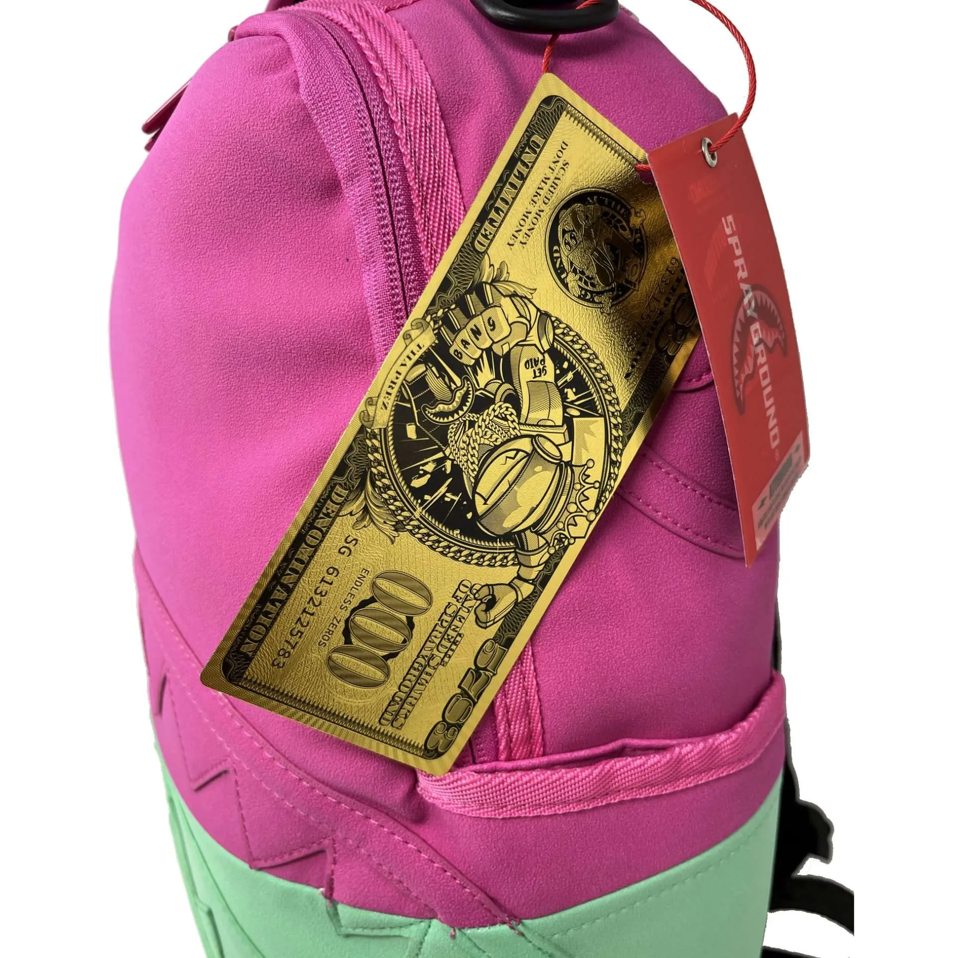 Sprayground Pink Lust DLX-Suede Backpack B5488