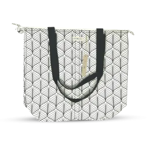 Super Sized Tote - Abstract - White