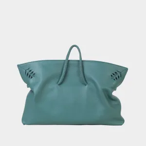 Swan Clutch Deep Aqua