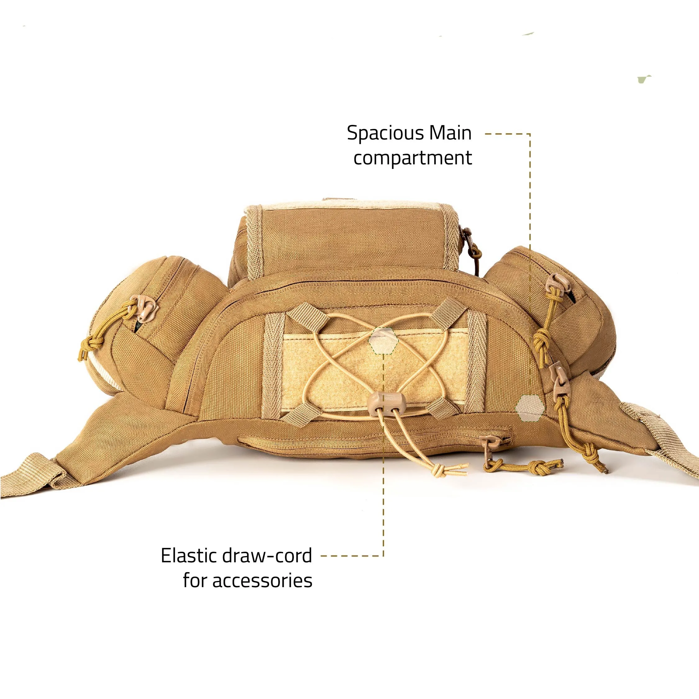 Tripole Tactical Waist Pack and Fanny Bag | Khaki